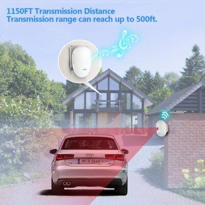 KERUI Wireless Driveway Alarm Systems Home Waterproof Motion Sensor Welcome Doorbell Car Garage Security Alarm System For Home Smart Home World Smart Home,DIY Crafts Smart Wifi Sensors