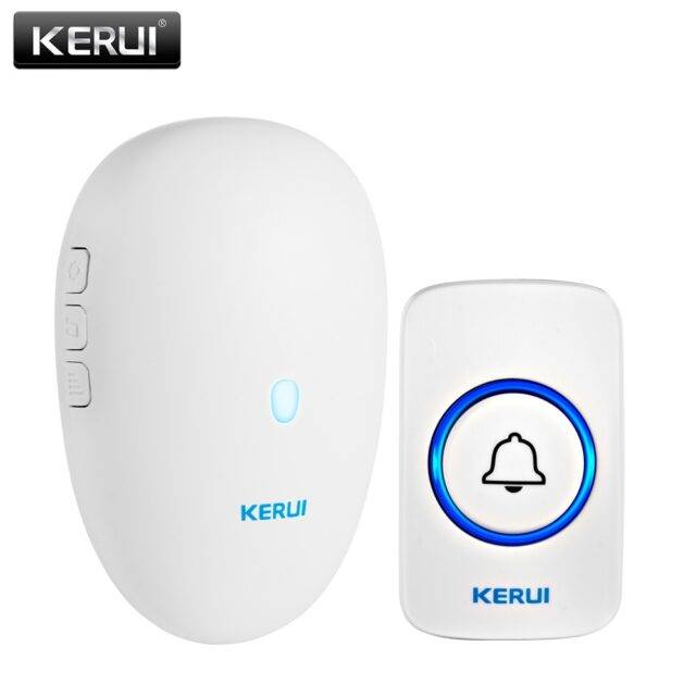 KERUI M521 Wireless Doorbell 57 Music Song 300M Waterproof Button Smart Home Door bell Chime Ring Plug and Play Other Smart Things Smart Home World Smart Home,DIY Crafts