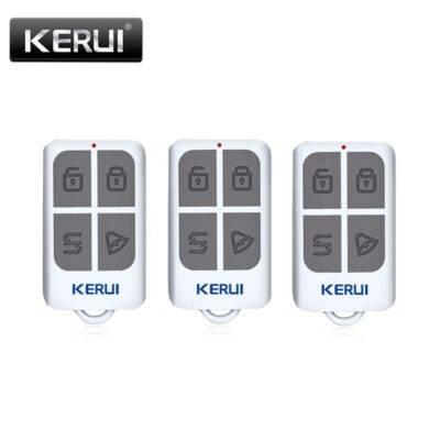 KERUI Wireless Portable Remote Control 4 Buttons For KERUI GSM PSTN Home Alarm System Key fobs Smart Home World Smart Home,DIY Crafts Smart Remote Controllers