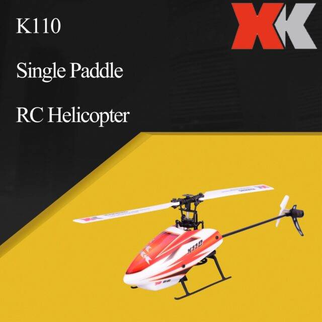 Wltoys XK K110/K1 6CH 3D 6G System Remote Control Brushless RC Helicopter BNF without Transmitter K100/K120/K123 /K124 RC Helicopters RC Vehicle World RC World